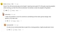 Reddit users mention how Tyler uses self-imposed limitations. (Image via LivestreamFail/Reddit)